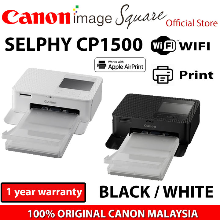 Canon Selphy CP1300 Wireless Compact Photo Printer with AirPrint and Mopria  Device Printing, White