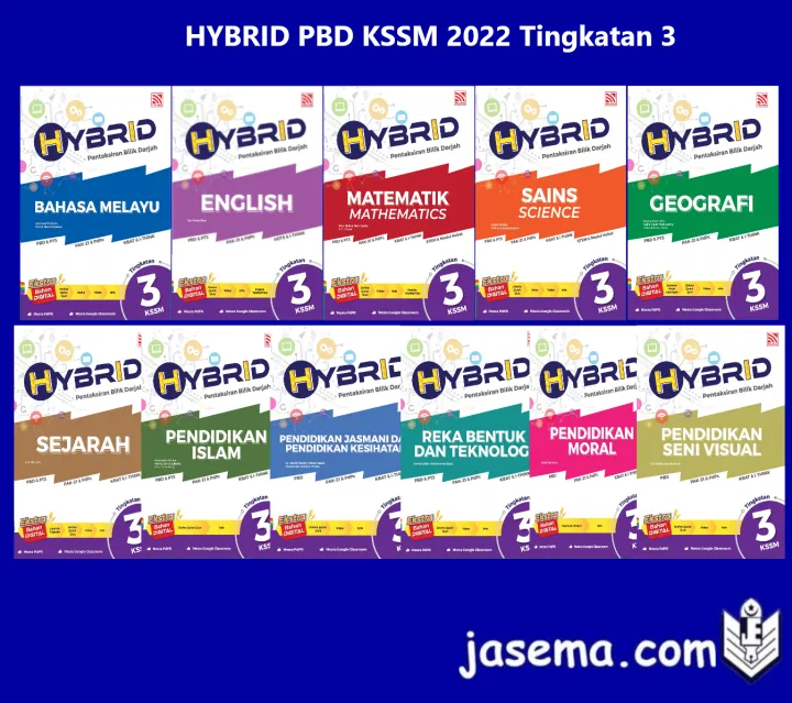 Hybrid Pbd Kssm Tingkatan Bahasa Melayu English Matematik Sains Geografi