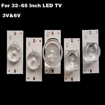 ❦✑ 100pcsUniversal LED Backlight Strip 6V 3V SMD Lamp Beads With Optical Len Fliter for 32-65 Inch LED TV Repair Simple Maintenance