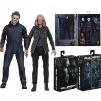 Michael Myers Figure NECA Halloween Ultimate Laurie Strode Michael Myers Pumpkin Action Figure Horror Toy for Halloween Gift