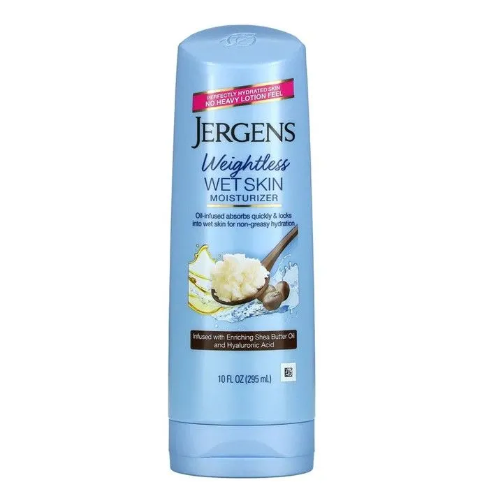 Jergens Weightless Wet Skin Moisturizer Infused with Enriching Shea ...