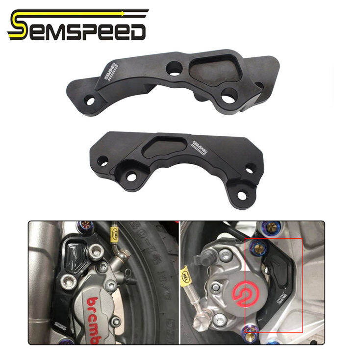 SEMSPEED Motorcycle Front / Rear Sensor Brake Caliper Cover Guard Protector For Honda ADV 160