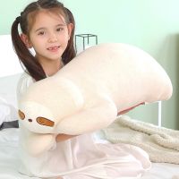 gối ôm ngủ dài 75cm Stuffed Cotton kawaii Sloth Bear Children Hug Throw Pillow Baby Cushion Appease Doll Pillow For Kids