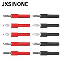 Jxsinone P7021 10ชิ้นขั้วต่อปลั๊กกล้วยหญิง4มม. ตัวผู้ถึง2มม. สำหรับอะแดปเตอร์แปลงโพรบทดสอบ2มม.