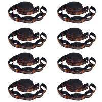 8 Pcs 5-Ring High Load-Bearing Hammock Straps Reinforced Polyester for Home Outdoor Hammock-Orange