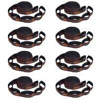 8 Pcs 5-Ring High Load-Bearing Hammock Straps Reinforced Polyester for Home Outdoor Hammock-Orange