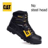 รองเท้านิรภัย Caterpillar Steel Toe Men S High-Top Tooling Boots CAT Safety Boots Anti-Smashing Steel Finger Martin Boots