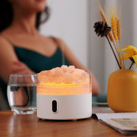 คริสตัลหิน USB Aroma Diffuser น้ำมันหอมระเหยความชื้นกับโคมไฟที่อบอุ่นสำหรับเครื่องใช้ในบ้านไฟฟ้าน้ำมันหอมระเหย Maker หมอก