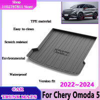 สำหรับ Chipey Chery Omoda 5 2023อุปกรณ์เสริม2022 2024 C5 FX รถ Trunk Mat ทำความสะอาดง่ายกันน้ำ Anti-Slip TPE วัสดุเก็บ Pad