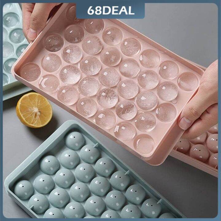 [Johor Stock] Round Ice Cubes & Ice Balls Round Sphere 33 Grids Summer Refrigerator Freeze round