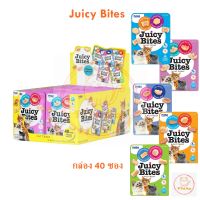 ใหม่! INABA จูซี่ ไบท สำหรับแมว (Juicy Bites) ขนาด 11.3 กรัม กล่อง 40 ซอง