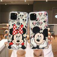 [Haojia เคสโทรศัพท์} เคสซิลิโคนการ์ตูนน่ารักดิสนีย์มิกกี้ Minne สำหรับ iPhone 12 11 Pro Max Mini X XR XS 7 8 6S Plus SE เคสนิ่มกันกระแทก