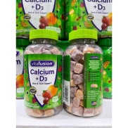 Chính Hãng Kẹo dẻo bổ sung Canxi Vitafusion Calcium cho người lớn 500mg
