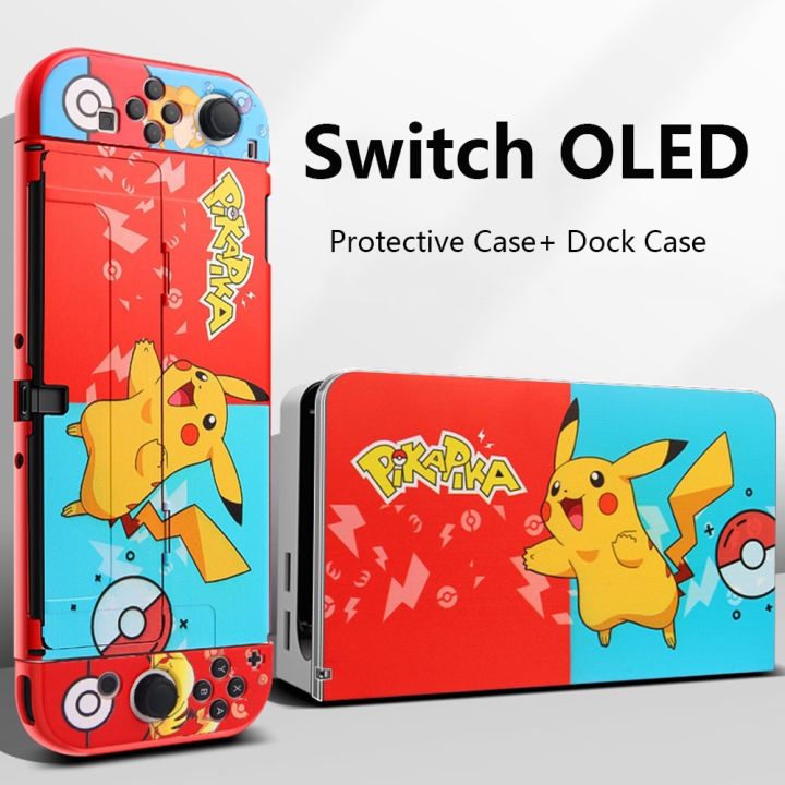 nintendo-switch-oled-protective-case-switcholed-case-dock-case-for-switch-oled-model-hard-case-detachable-shell-dock