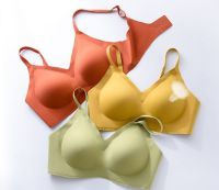 สินค้าพร้อมส่งจากไทย?Angle Bra ? (N650)เสื้อชั้นในไร้ขอบ ไร้โครง ผ้ายืดนุ่ม ใส่สบาย มีฟองถอดได้