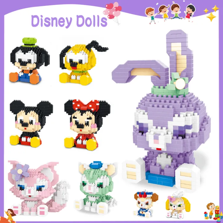 Ready Stock [Disney Building Blocks] Star Delulina Fox Goofy Blocks ...