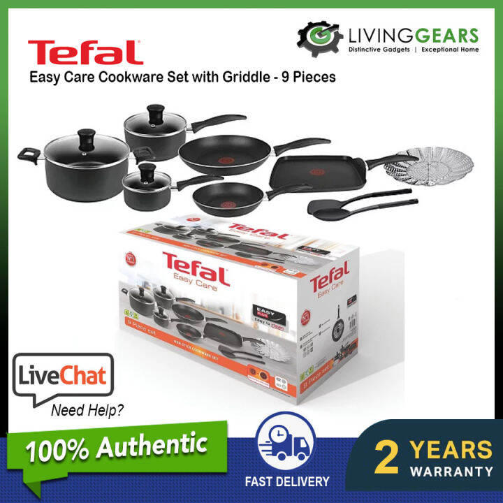 Tefal 5 Pieces Set Non Stick Cookware Easy Care / Bistro / Essential