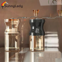 SunnyLady ชุด Penggiling Kopi สแตนเลส9ปรับระดับได้แบบพกพาขนาดเล็กแบบแมนนวลที่บดกาแฟ