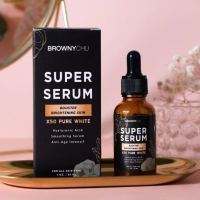 เซรั่มฝ้า  Brownychu super serum Booster Brightening Skin บราวนี่ชู ซุปเปอร์ เซรั่ม x 50 เพียว ไวท์ ปริมาณ 30 ML