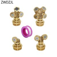 1 2 3 4 Hole Brass Spray Misting Nozzle Male 1/2 3/4 Garden Fog nozzle Irrigation Fitting Home Watering Garden Tools 1pcs