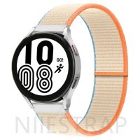 20mm Band For Samsung Galaxy Watch 4/Classic/3/active 2/Gear S3/S2  22mm Nylon loop correa Bracelet Huawei watch GT 2e pro strap