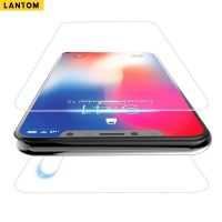 LANTOM ฟิล์มป้องกันหน้าจอกระจกนิรภัยสำหรับ iPhone 14 13 12 11 Pro Max Mini XR XS Max X 10 8 7 Plus + SE 2020