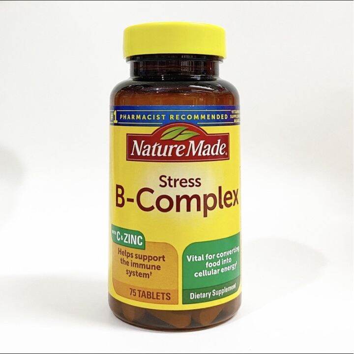 Nature Made Stress B Complex With Vitamin C & Zinc (NatureMade Stress B ...