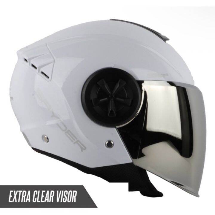 Spyder Helmet Reboot 2 Half Face (Free Extra Visor) Lazada PH