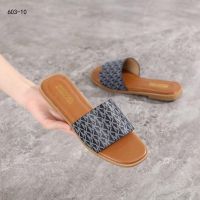 [COD]Mk Michael Kors Women S Sandals Signature Slipper HB6300-17รองเท้าแตะคนท้อง Christmas Gift