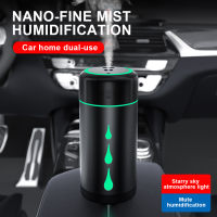 Portable Car Humidifier Air Humidifier Essential Oil Diffuser air freshener With LED Night Lamp Starry Sky Light For Home Auto