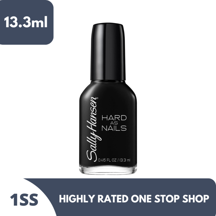 Sally Hansen Hard As Nails Black Heart 13.3ml Lazada PH