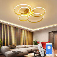 NEO Gleam New Modern led chandelier For Living Room Bedroom Study Room Gold Color Indoor Ceiling Chandeliers Fixture AC90-260V