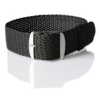 OVERWRIST สายนาฬิกา Perlon Strap Black 22mm สายถัก (สีดำ)