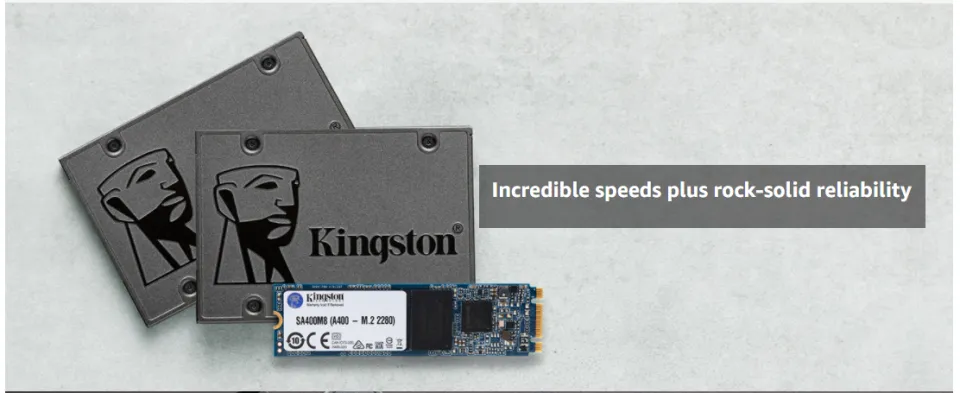  Kingston 240GB A400 SATA 3 2.5 Internal SSD SA400S37/240G -  HDD Replacement for Increase Performance : Electronics