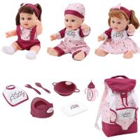 Realistic Baby Doll 11 in Baby Dolls Cute Toddler Doll Real Looking Baby Dolls Pink Outfit with Accessories for Kids intelligent