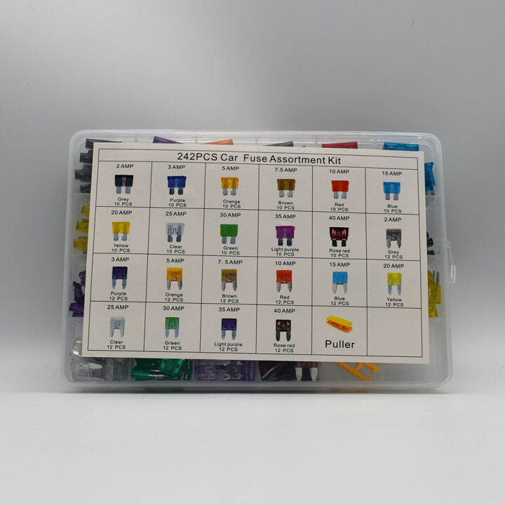 242-pcs-272-pcs-288-pcs-300-pcs-ฟิวส์รถ-blade-fuse-assortment-assorted-kit-mini-ขนาดเล็กใบมีดชุดรถบรรทุกยานยนต์ฟิวส์-tutue-store