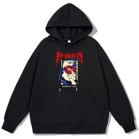 Passion Without Love Barbed Wire Red Lip Hoody Men Cotton Warm Hoodies Fashion Loose Clothes Pullover Sweatshirt Size XS-4XL