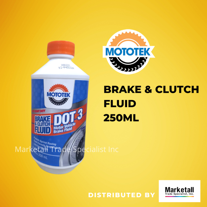 MOTOTEK BRAKE & CLUTCH FLUID DOT 3 250ml Lazada PH