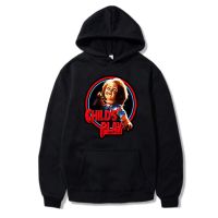 Sudaderas informales con capucha para hombre y mujer, ropa de calle con dibujos animados de terror, Chucky, transpirable, de gran tamaño, Y2k, Harajuku, Unisex