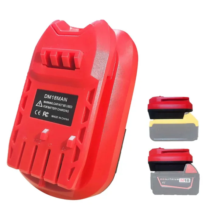 Battery Adapter for Craftsman 20V Cordless Tools,DM18MAN Adaptor for De
