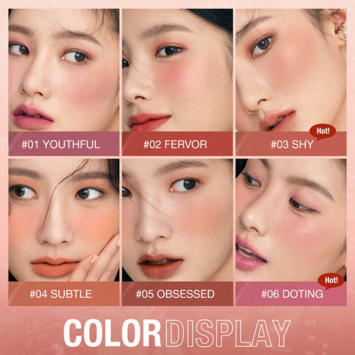 【Ready Stock】O.TWO.O Lipstick Blush Stick 3in1 Eyes Cheek and Lip