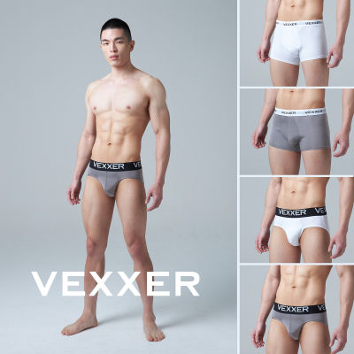 Vexxer Undewear Brief X01 – สีเทา กางเกงใน ลดการเสียดสี ระบายอากาศได้ดี กางเกงในชาย
