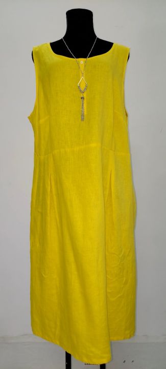 Đầm suông big size cao cấp linen sát nách Linea Tesini | Lazada.vn