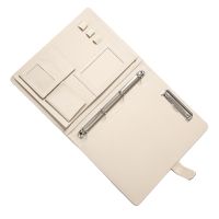 Multipurpose Binder Document Folder Zipper Material Office File Loose Leaf Ring Official Documents