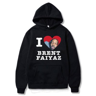 I Love Brent Faiyaz Hoodie MenS Clothing Fashion Hip Hop Long Sleeve Hoodies Vintage Gothic Oversized Sweatshirt Streetwear Size Xxs-4Xl