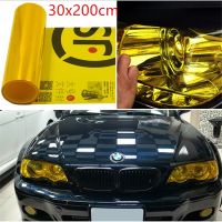 30cm Car gold Light Protector Film Bumper Hood Paint Protection Headlight Protective Film Vinyl Roll Bumper Stickers  Decals  Magnets