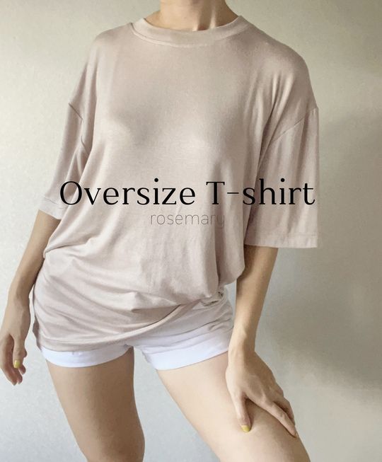 rosemary-oversize-t-shirt-เสื้อโอเวอร์ไซ์-เสื้อยืด-เสื้อยืดตัวใหญ่-เสื้อยืดนุ่ม-เสื้อยืดไม่ย้วย