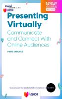 ใหม่ หนังสืออังกฤษพร้อมส่ง Presenting Virtually : Communicate and Connect with Online Audiences (Duarte Guide) [Paperback]
