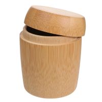 1pc Multifunction Bamboo Storage Box Dust Proof Toothpick Holder Teeth Pick Case Cotton Swab Box For Home Room Desktop