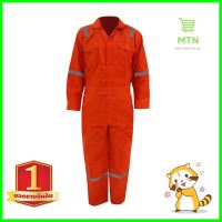 เสื้อชุดช่างสะท้อนแสง PROSIRY SAFE ไซซ์ XL สีส้มFLUORESCENT BOILER SUIT PROSIRY SAFE SIZE XL ORANGE **คุณภาพดี**